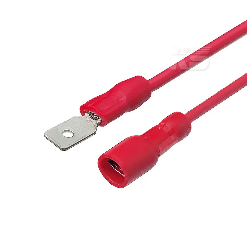 187 nylon fully insulated female crimp spade terminals faston male 4.8mm female spade crimp terminal connector wire harness