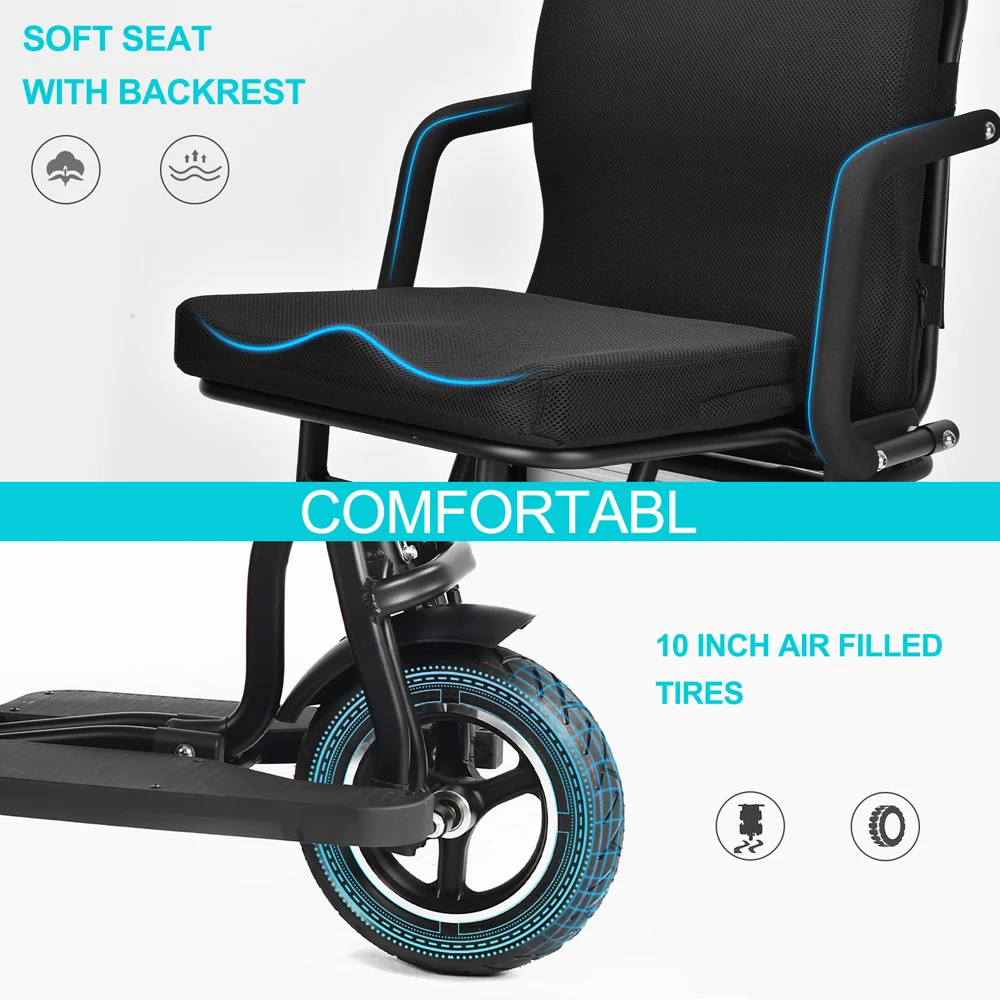 Airplane Approved Travel Fast Threewheeled Drive Reverse Gear 50ah