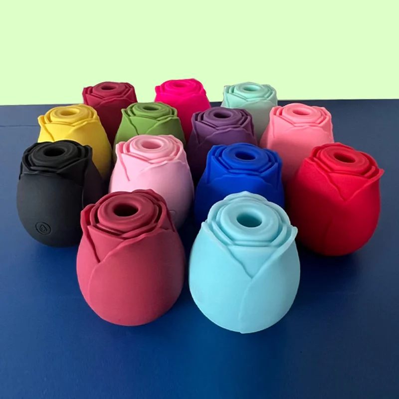 Drop Shipping Deepspot Red Yellow Black Blue Pink White Purple Different  Color Clitoral Sucking Vibrating Toy Rose Vibrator