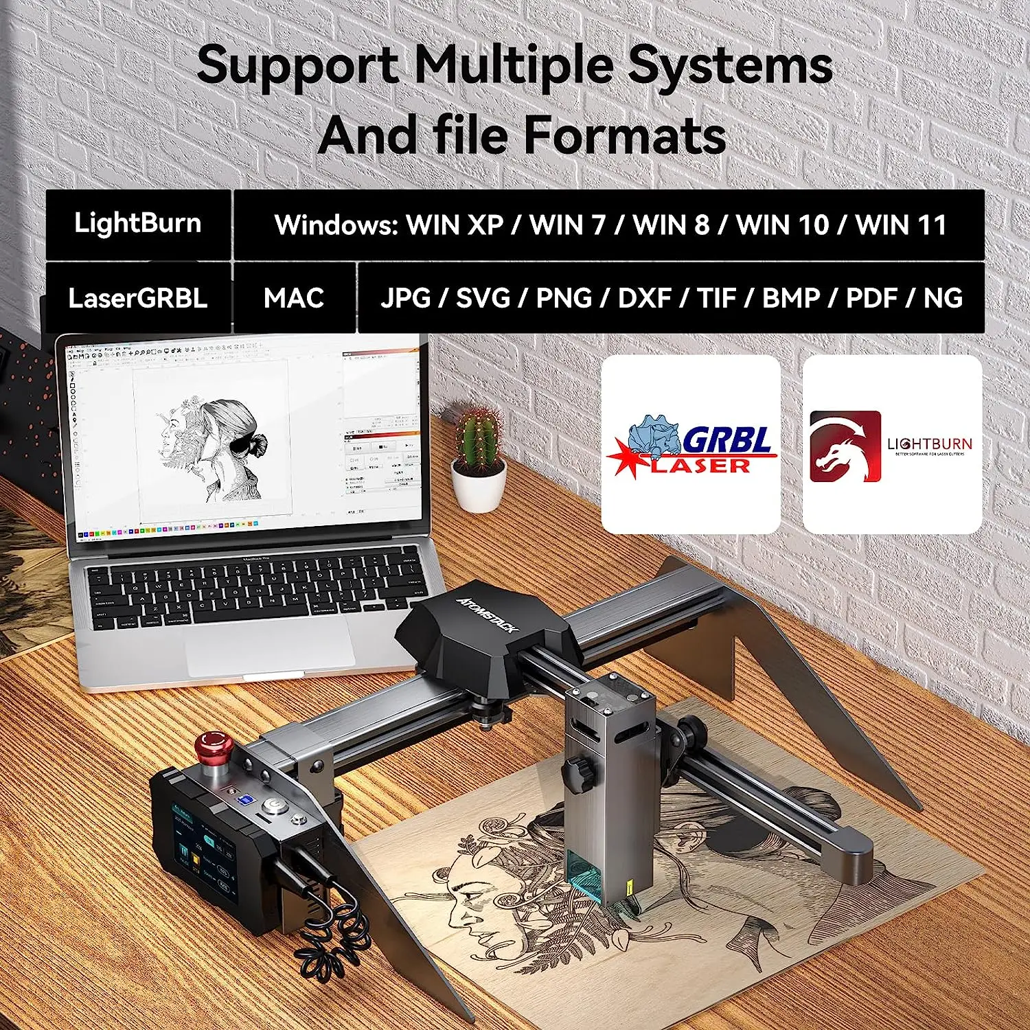 ATOMSTACK P9 M50 0.06MM レーザー彫刻機