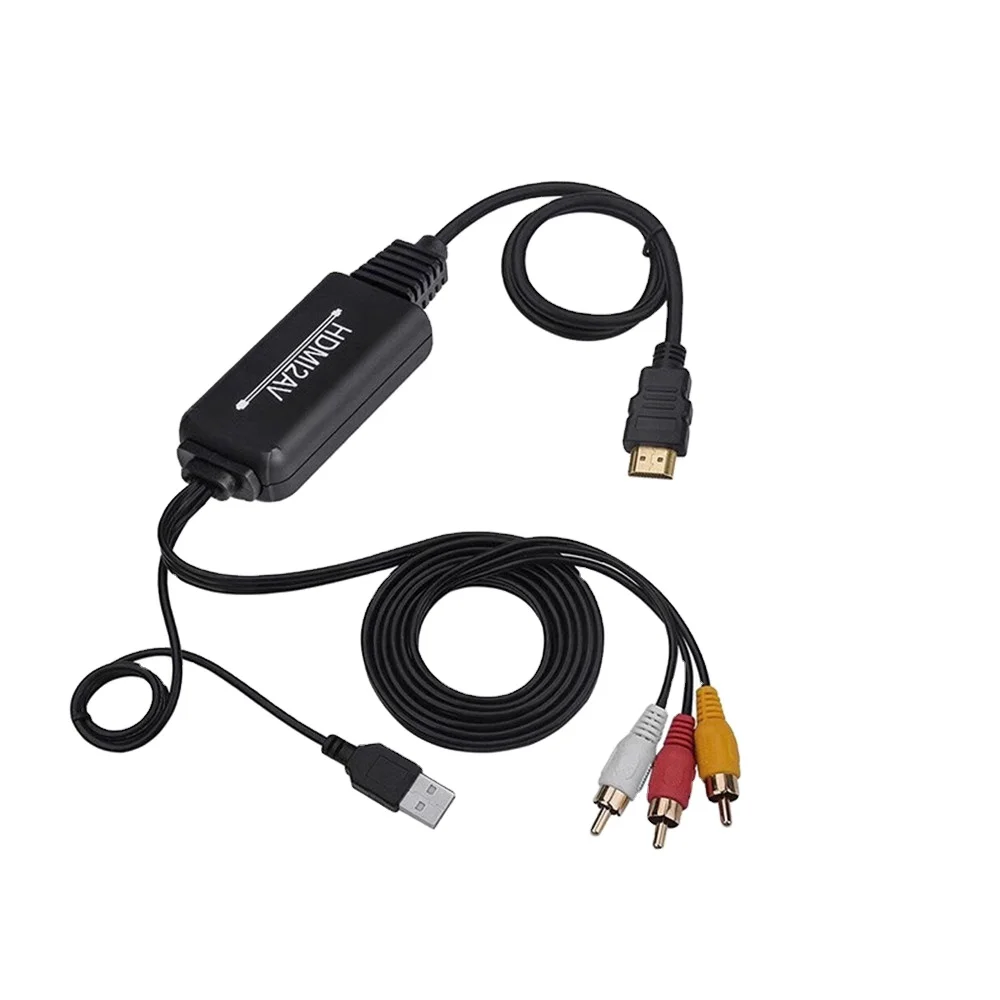 sindsyg stang Shinkan 1080p Hdmi Male To 3 Rca S-video Av Out Kabel Kablo Cable Adapter  Component-converter For Ps4 - Buy 1080p Hdmi Male To 3 Rca S-video Av,1080p  Hdmi To 3 Rca Adapter Component,Hdmi