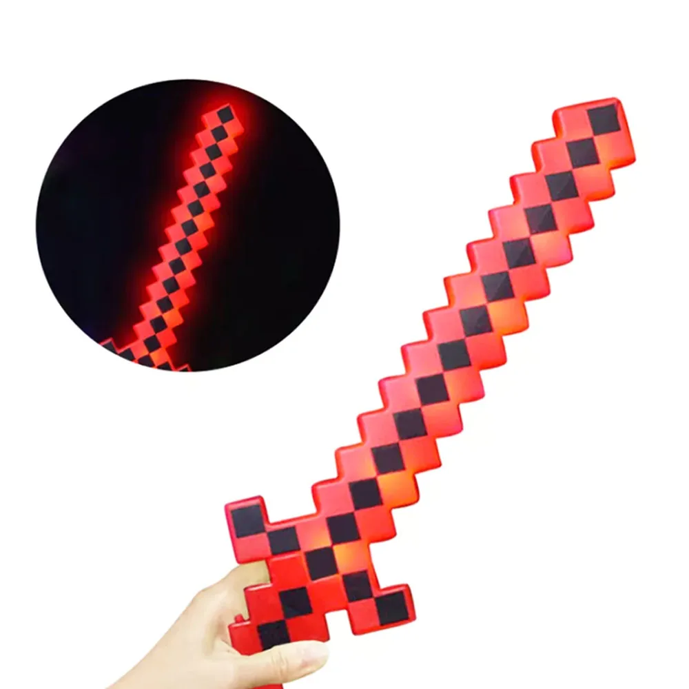 2023 Wholesale Light up Diamond Long Pixel Sword Toy