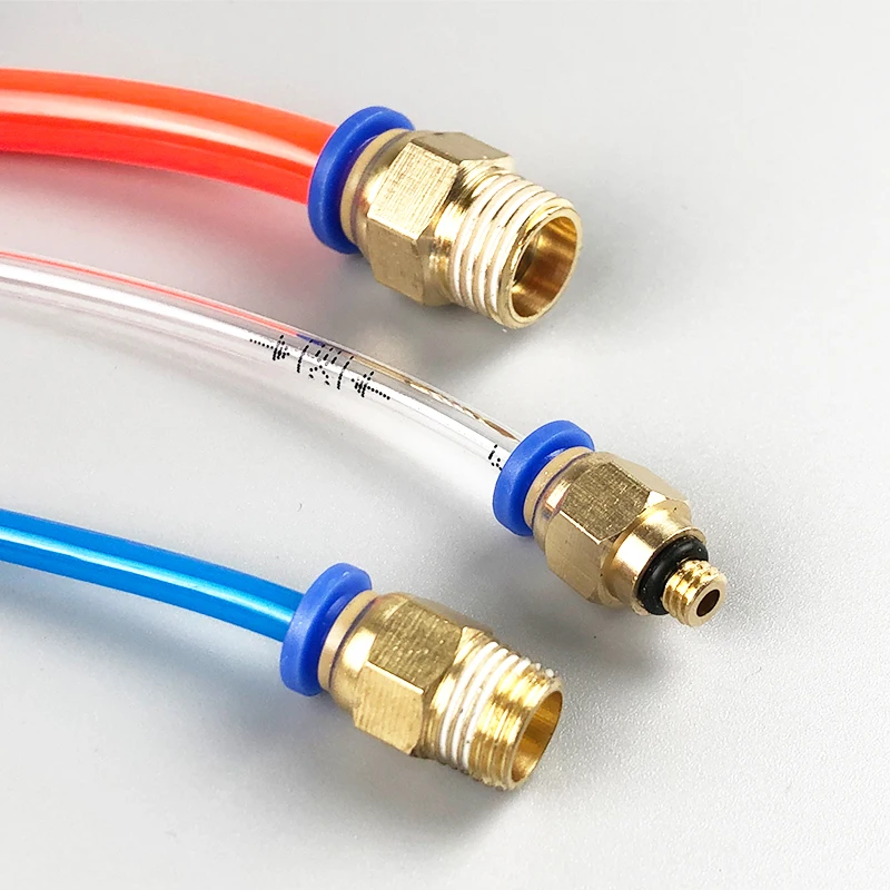 Quick Fitting Quick Coupler Screw-in Pneumatic 2pcs Straight Joint Connector PC6-01 PC8-01 (1/8" G) 6mmOD 8mmOD