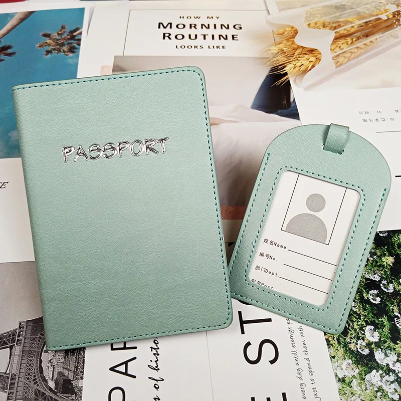 Personalized Passport Cover & Luggage Tag Set Custom Passport 