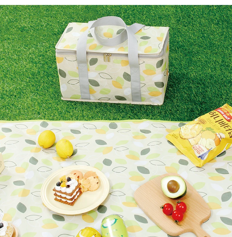 Picnic Basket Picnic Bags With Hanging Band Multicolor Cooler Lunch Bag
