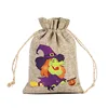 Hemp rope and burlap bag - witch