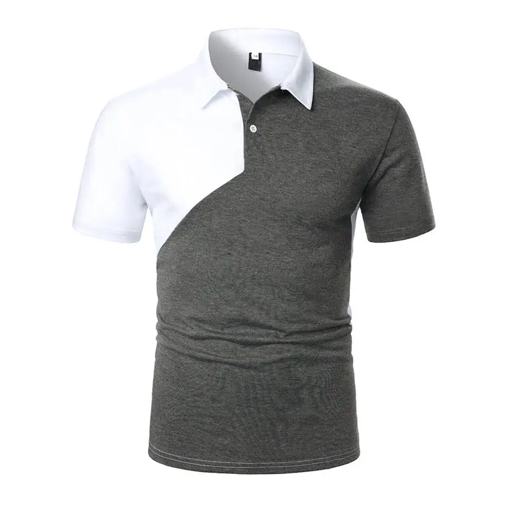 polo shirts High Quality Classic Antibacterial Cooling Wrinkle Resistant Seamless Business Casual Short Sleeved Men's Polo Shirt