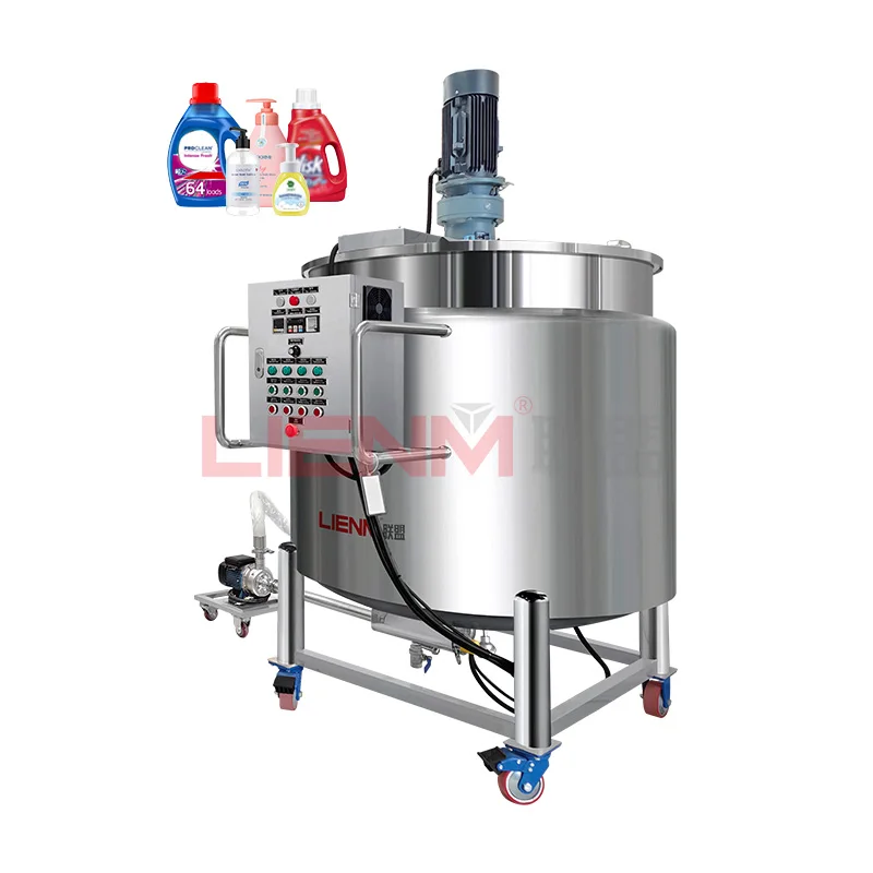 Customized Liquid Chemical Mixing Machine for Liquid Soap 1000L Detergent Liquid Fabric Softener Mixing Machine