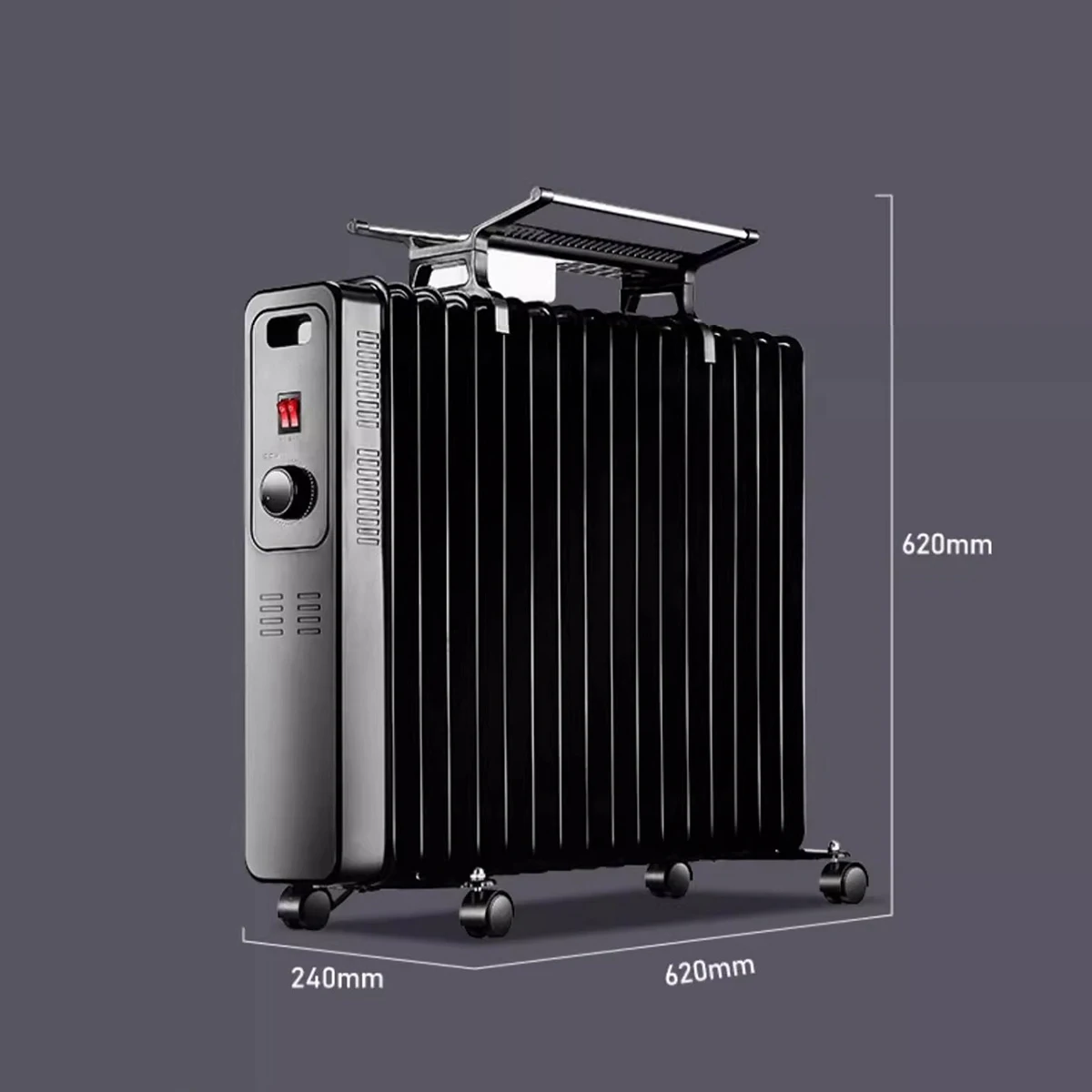 Filled Radiator, 2000 W, Metal - detail 22