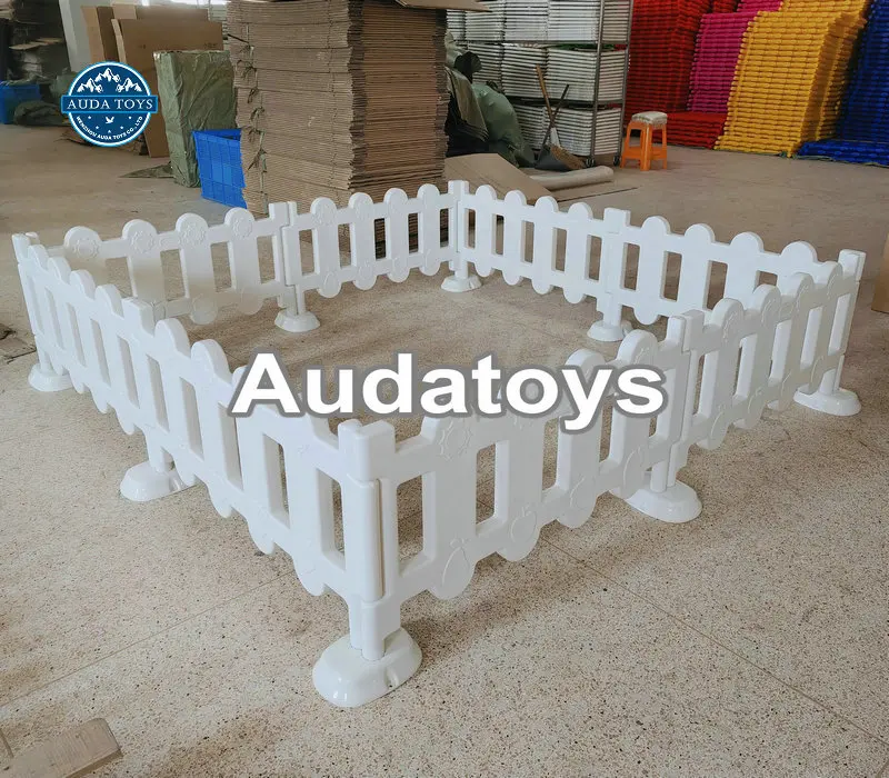 Soft Playground Plastic White Play Yard Fence Pe Outdoor Soft Play Kids
