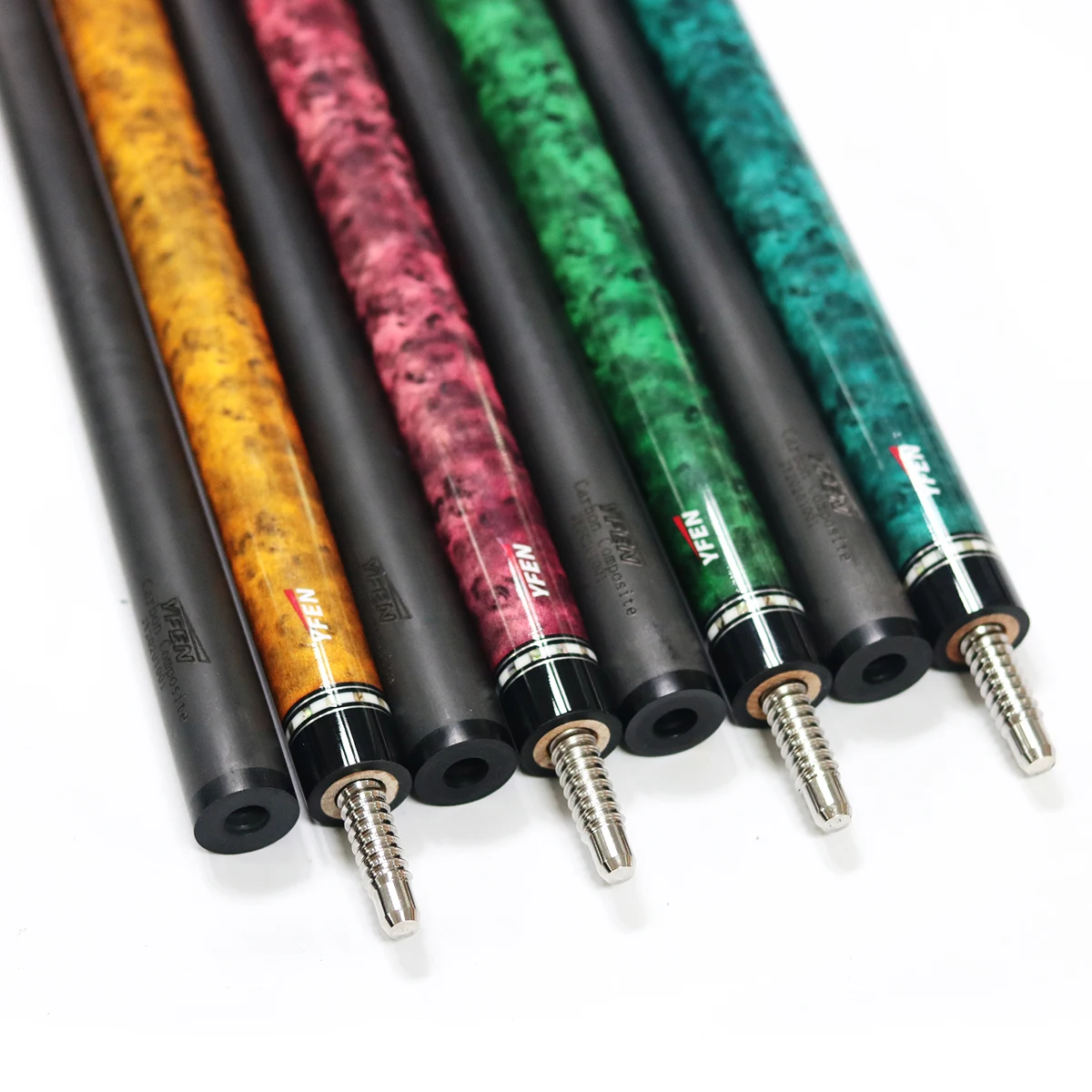 2024 YFEN Billiard Pool Cues - Superior Carbon Fiber Shafts