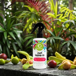 Kids Curl Leave-In Conditioner Evia Therapy Detangler Vitamin B5 Jojoba Olive Oil Softens Smooths Anti-Frizz Natural