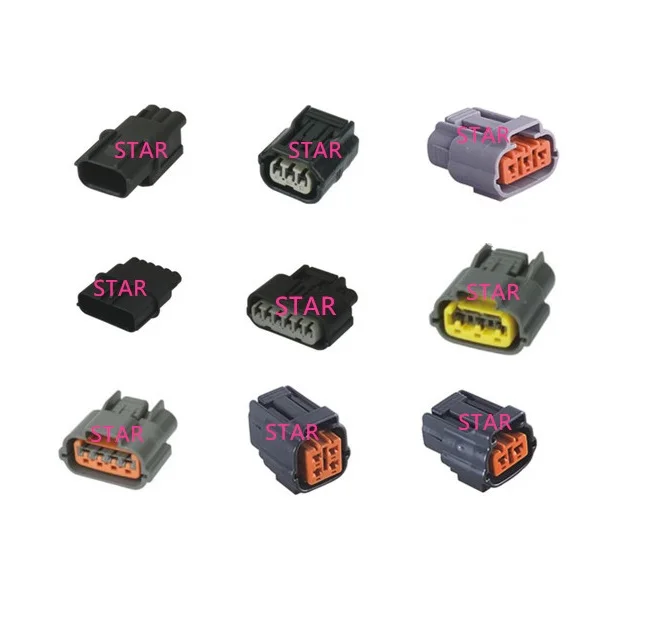 Car 174264-2 AMP TYCO 6 Way Male Female TE Econoseal Waterproof
