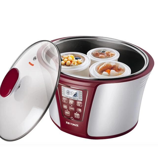 TIANJI Electric Claypot Crock Pot Stew Pot Rice Cooker Ceramic