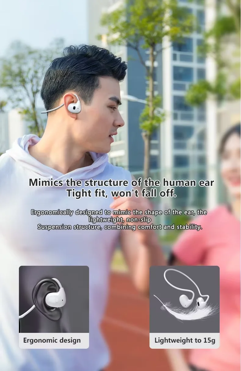 Pro Air Sport Neckband Wireless Headphones Hot Sale VV4 Over-the-Ear Earbuds LED Battery Indicator Touch Control BT 5.3
