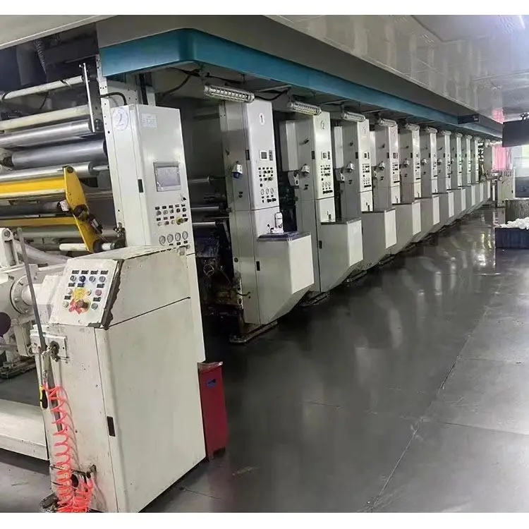Automatic Colour Roto Gravure Printing Machine Price Paper Intaglio Press Printing Machine Single Rotogravure Printers