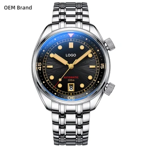 OEM Custom Super-LumiNova BGW9 Luminous 41MM Design Watch 200M Waterproof Automatic Compressor Dive Watches Powered by NH35A