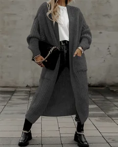 GX20239 Wholesale Autumn Women Clothing Boutique Long Sleeve Cardigan Knitted Jacket Women