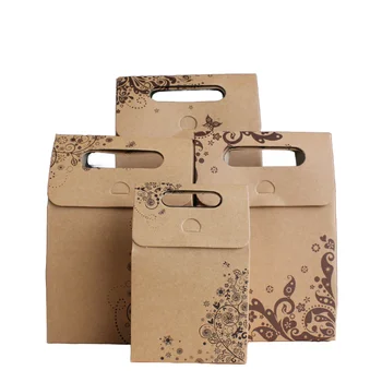 BNPackaging Wholesale Fashion Wedding Party Favors Kraft Paper Bags Customized Gift Bags wedding candy gift packing bag