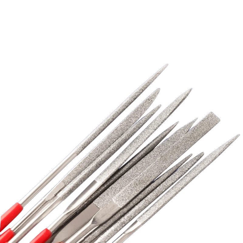 Hand Tool 10Pcs Round File Mini Diamond Needle File Set