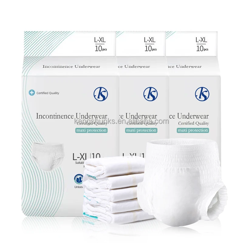 Дешевый китайский складной подгузник для взрослых с индикатором влажности лучшего качества