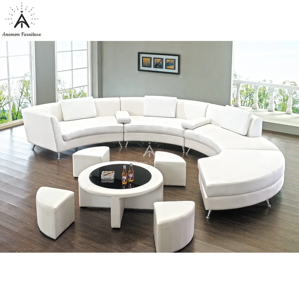 Canape D Angle Rond En Cuir Blanc A Roulettes Pour Salon D Hotel Et Club Af Sm047 Buy Canape D Angle Rond Canape Salon En Cuir Blanc Canape Club En Cuir Product On Alibaba Com