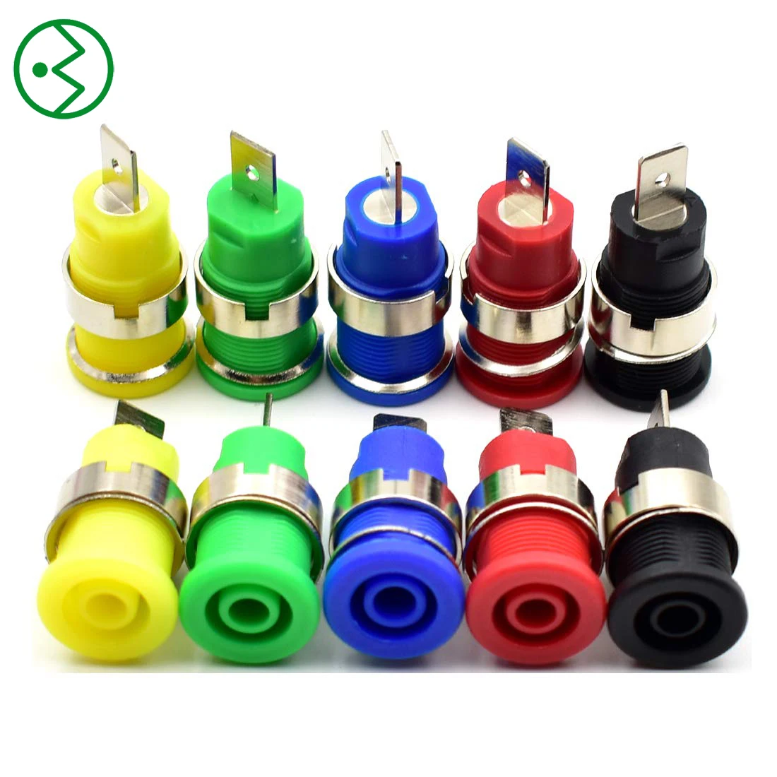 Binding adapter. 4mm banana socket. 4mm banana jack. 4mm banana terminal binding sockets connector. панель с разъемами банан.