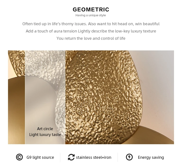 New Arrival Modern Lights For Home Led Lamp Bedroom Creative Decorative Lighting Golden Luxury Indoor Wall Light