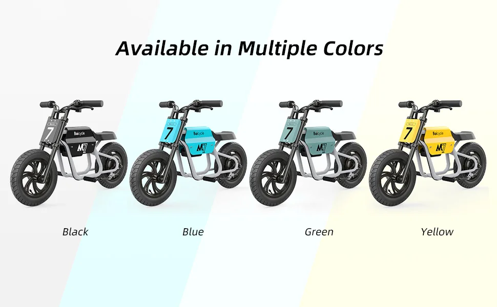 Hot Selling 150W Electric E Bike 12 Inch Tires Kids Electric Bike Single Speed EBike with Rear Drum Braking System