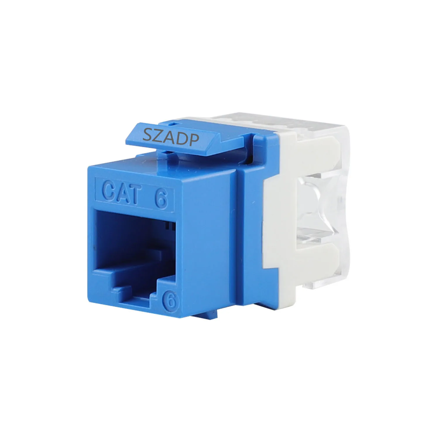 Cheap Rj45 Keystone Jack Cat 6a Black White Blue Cat5e Cat6 Network ...