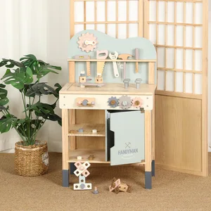 Children's Wooden Simulation Repair Disassembly Screw Multifunctional Workbench Early Education Puzzle Toy