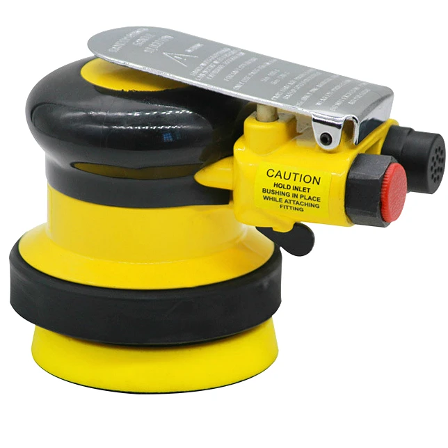 Профессиональный мини 3 дюйма Пневматическая орбитальная шлифовальная машина желтого цвета прочная очень компактная и удобная в использовании полировка для тех кто трудно получить