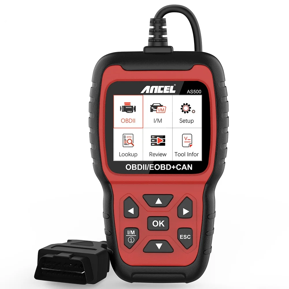 Diagnostic Tools ANCEL AS500 Auto Scanner OBD2 Code Reader Check Engine Light Car Diagnostic Automotive Tools OBD2 Scanner