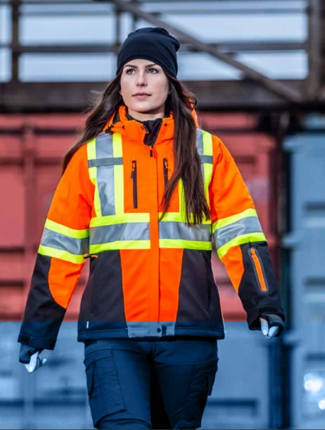 Alta Visibilidad Ropa Seguridad Mujer Polar Softshell Alta