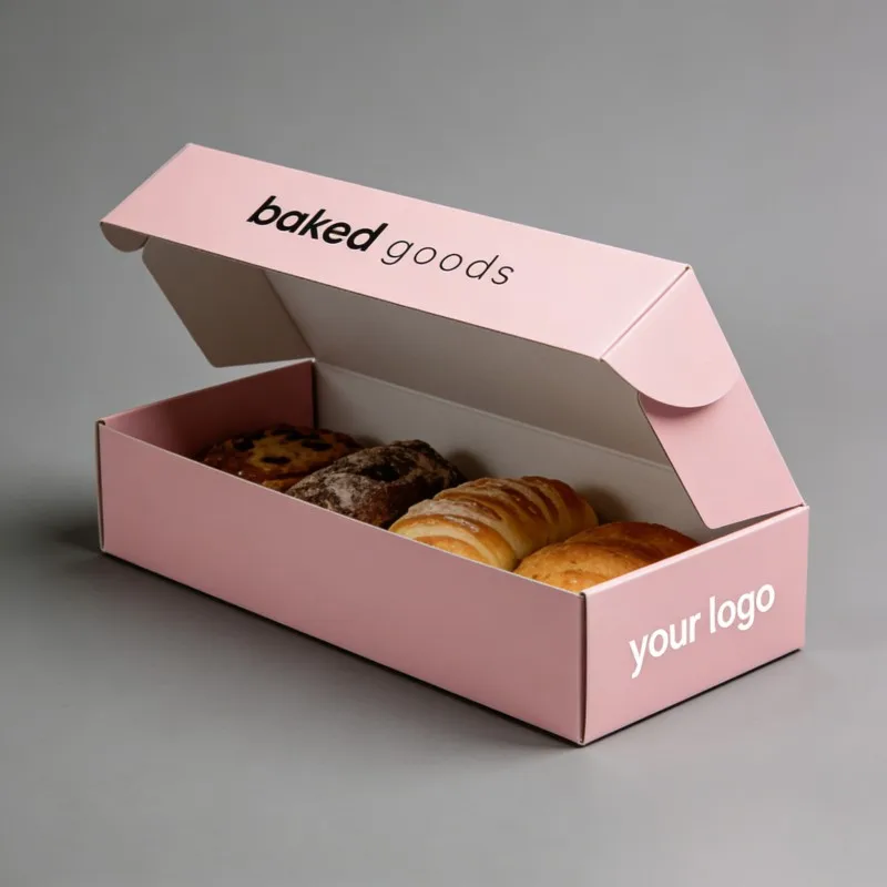 食品グレード・リサイクル可能・生分解性紙製ボックス（ドーナツ、チョコレート、ビスケット、寿司、デザート用パッケージボックス）