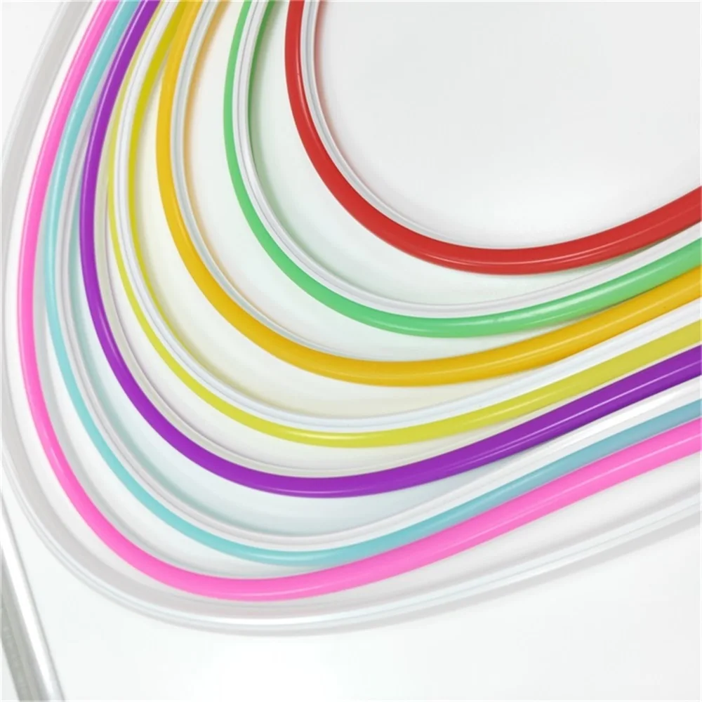 New Design Separated Neon Flex Light with Color Silicon Tube