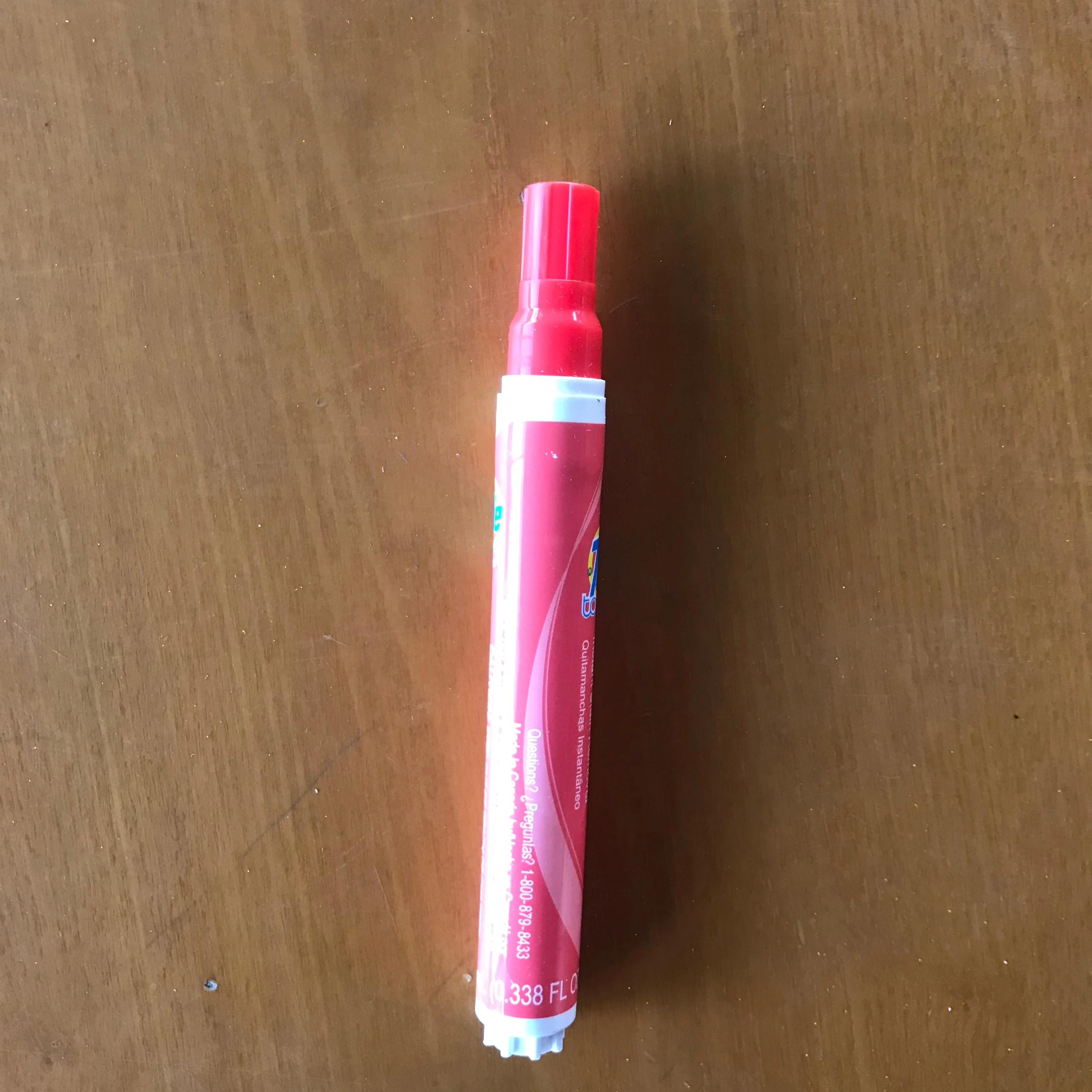 Magic Instant Stain Remover Food and Drink Stain Cleaning White Cloth Customized logo Print Plastic Decontamination Bleach Pen