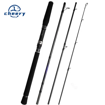 Multi-Section Portable Carbon Fishing Rod Super Hard H-Adjustable Lure Rod Jigging Boat Four-Section Weihai Factory Wholesale – Metal Jig – view 2