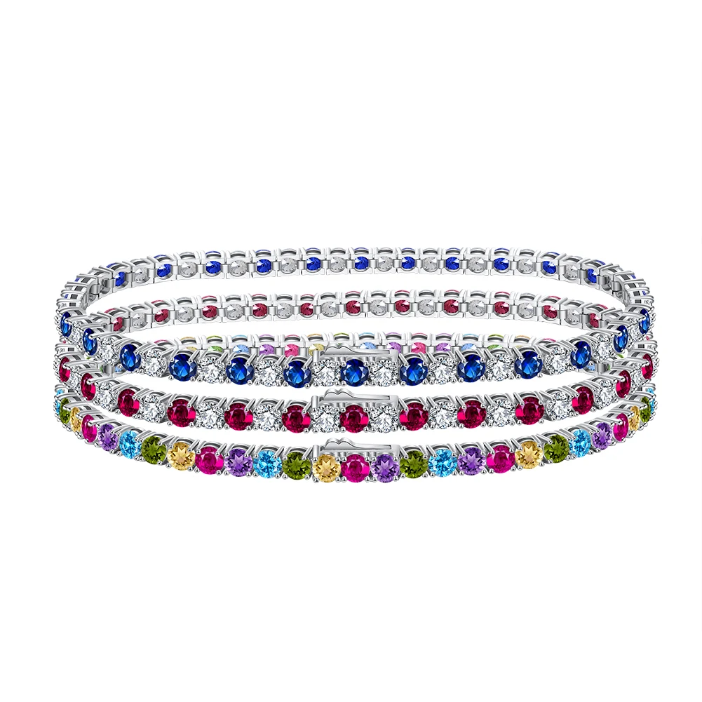 Collana Hip Hop Uomo Donna Collana Tennis 2 File Placcata Oro 14k Con Zirconi - Girocollo Hip Hop 20 Pollici, Unisex Collana Moda - Foto 10