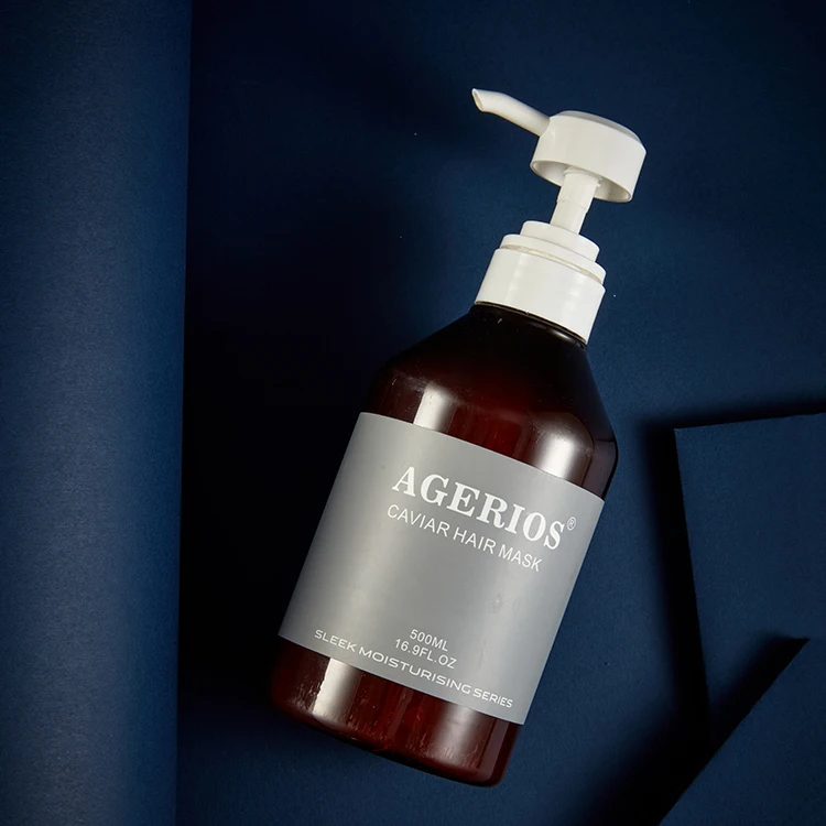 Агериос наращивание волос глубокая кондиционирующая маска веганская Икра для разглаживания увлажняющих аминокислот травяная