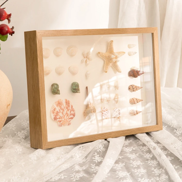 Best Quality Large Size Shadow Boxes Display Cases White Wedding Floater Picture Photo Frames