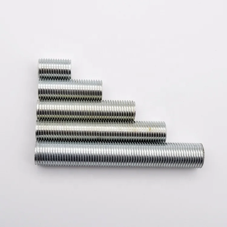 Wholesale Zinc Plated Iron M6 M8 M10 M12 M14 M16 M18 M20 M25 M30 Hollow External Thread Bar