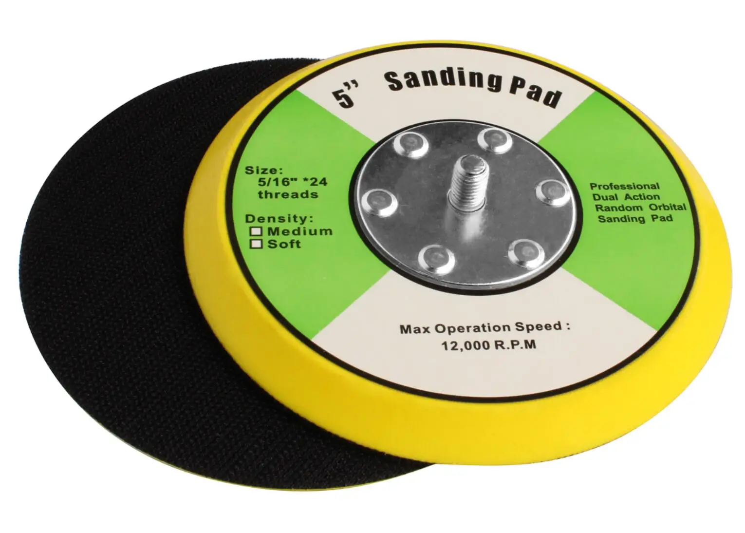 5 Inch Round Hook And Loop Backing Pad Sander Pad Replacement Pad,125mm ...