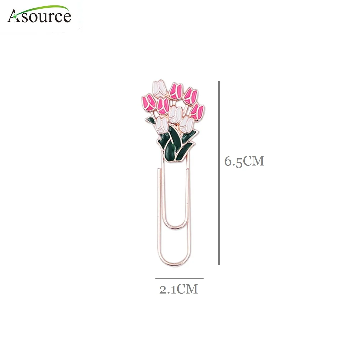 Скрепки-закладки из розового золота 2021 пробы для украшения