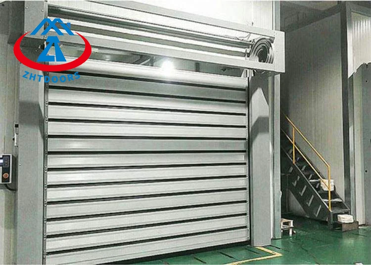 ZHTDOORS Nice German Automatic Steel Coil Roller Shutters Door with Box Hidden Made in China