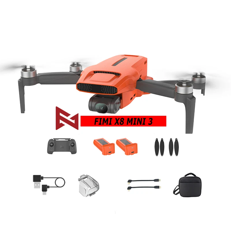FIMI X8 MINI Flight Time 250G Standard Combo Plus Battery Flycam 4k Dron  Drone
