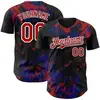 Black Royal Blue Red