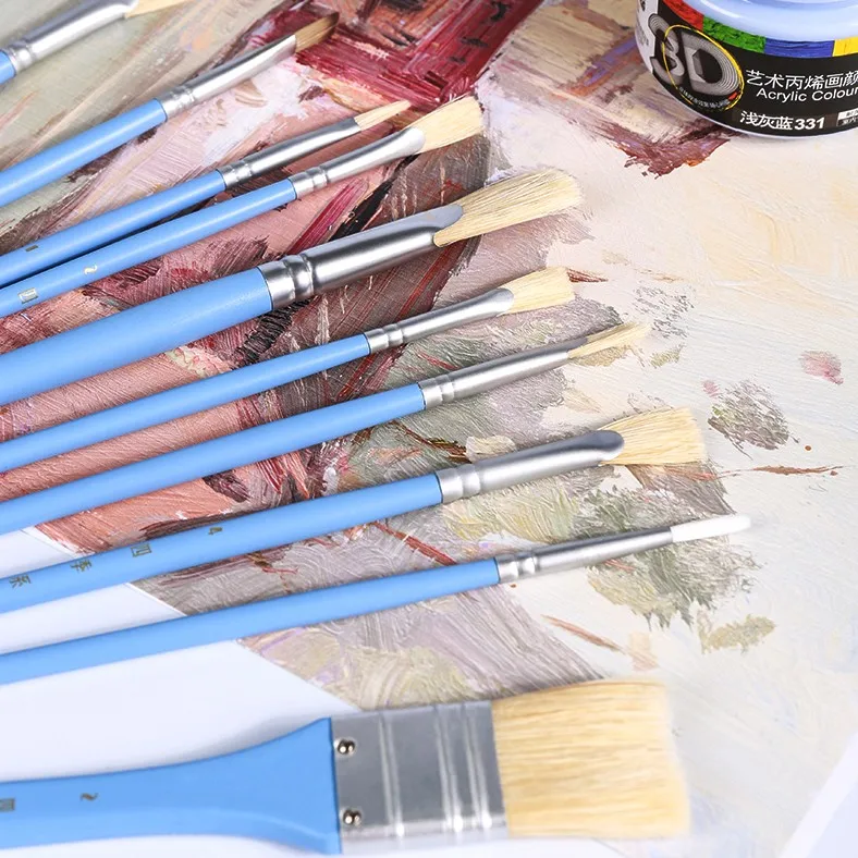 Цветная кисть для гуаши