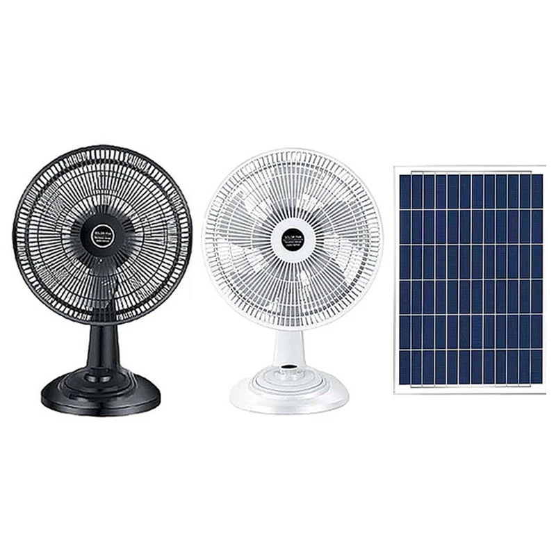 Table Fan Solar Hot Selling 12 Inch Dc Portable Solar Fan With Panel