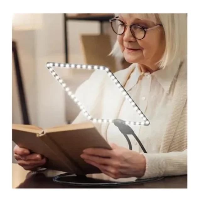 Hands-free Magnifying Glass with Light, Magnifying Glass for Reading, Magnifying Glass for Neck Repair Sewing Low Vision Elderly
